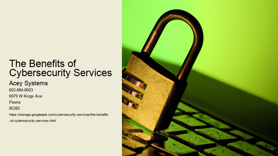The Benefits of Cybersecurity Services